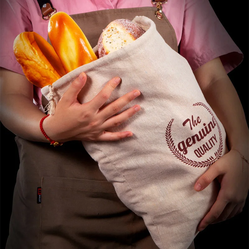 Food Storage Reusable Bags - Льняная сумка для хлеба, многоразовые сумки