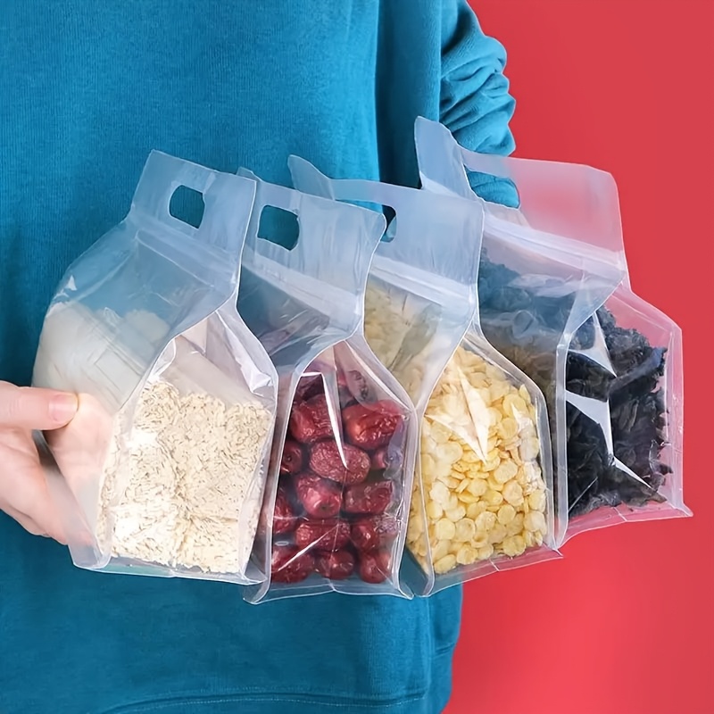 Food Storage Reusable Bags - 10 шт. многоразовых герметичных пакетов для