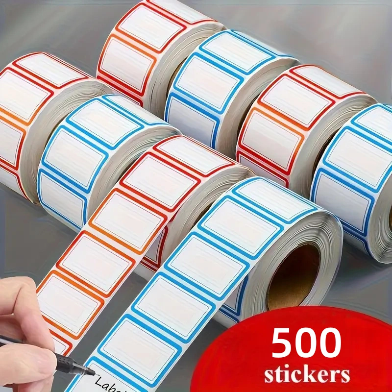Food Storage Utensils - 500 шт., наклейки для замораживания, без