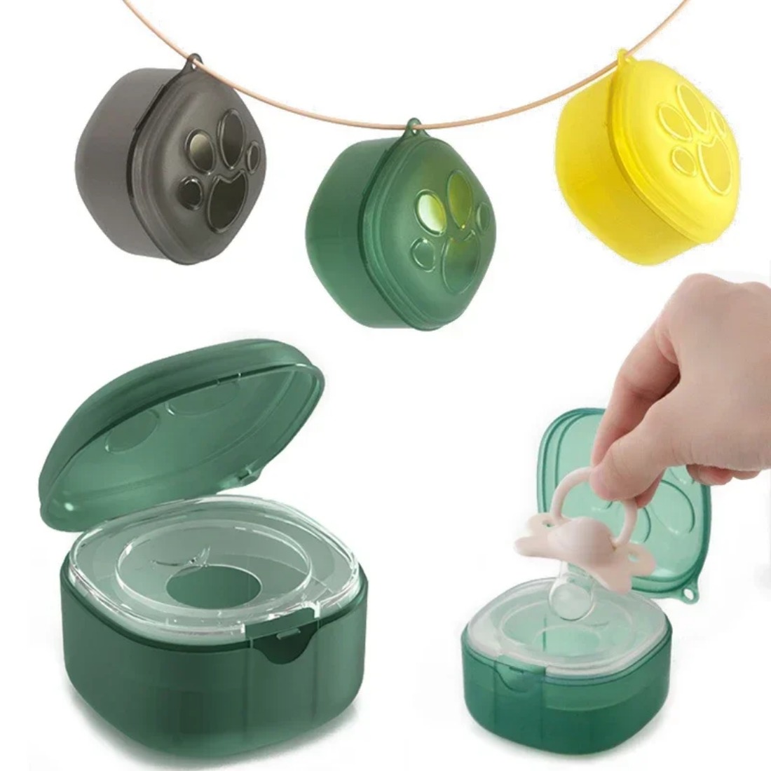 Food Storage Baby - Пищевая силиконовая коробка для соски, детский