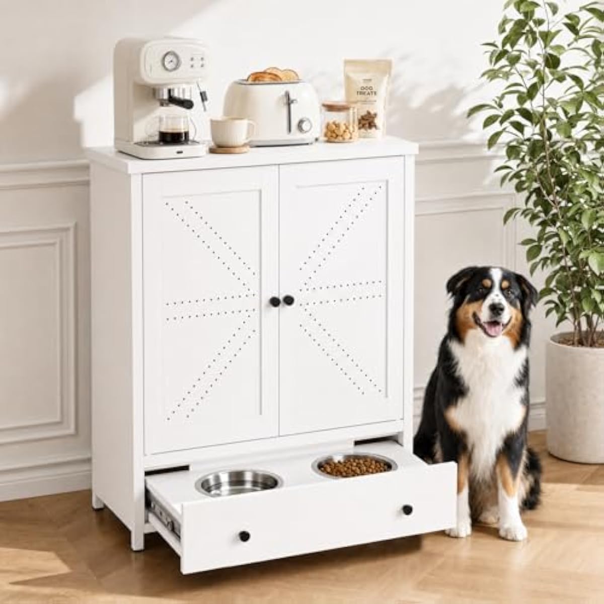 Food Storage Pet - Металлическая кормушка для домашних животных с