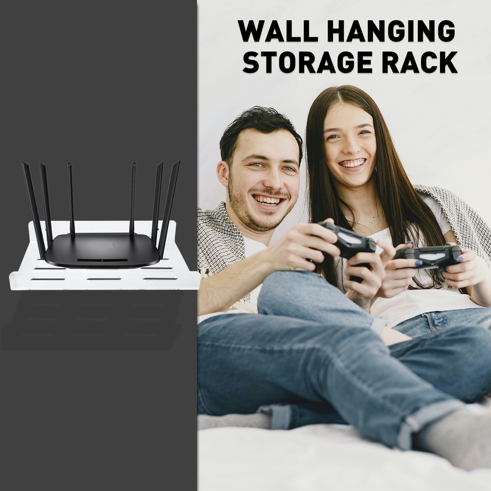 Food Storage And Organizer - Настенная полка-органайзер из акрила для хранения