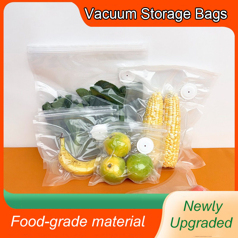 Food Storage Reusable Bags - Новые многоразовые воздушные вакуумные пакеты для