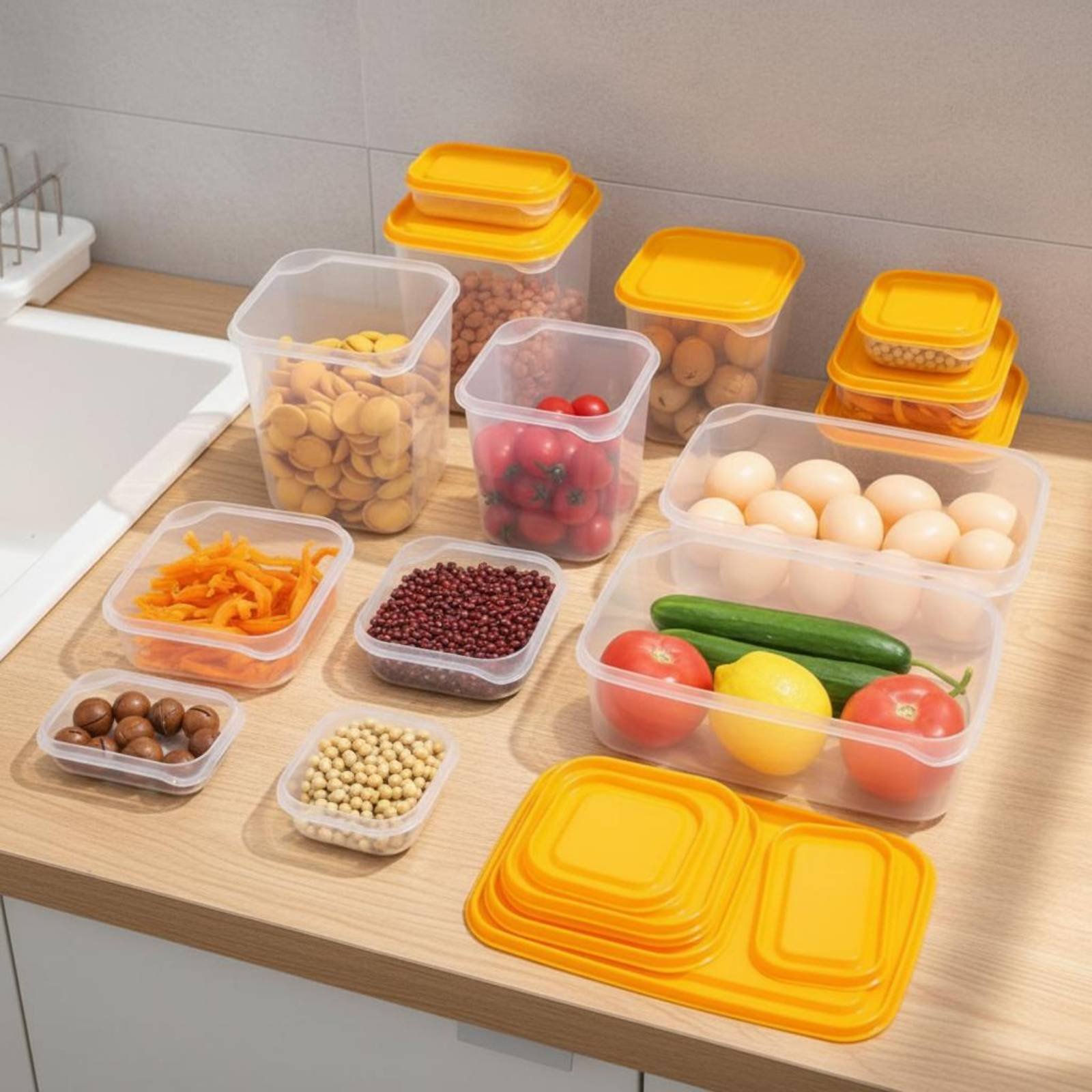 Набор из 17 герметичных пласти – обзор и цена Food Storage Refrigerator