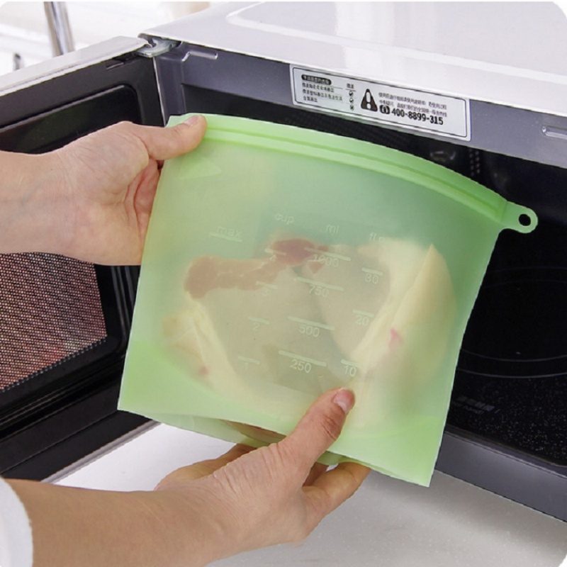 5 шт. силиконовые контейнеры д – обзор и цена Food Storage Reusable Bags