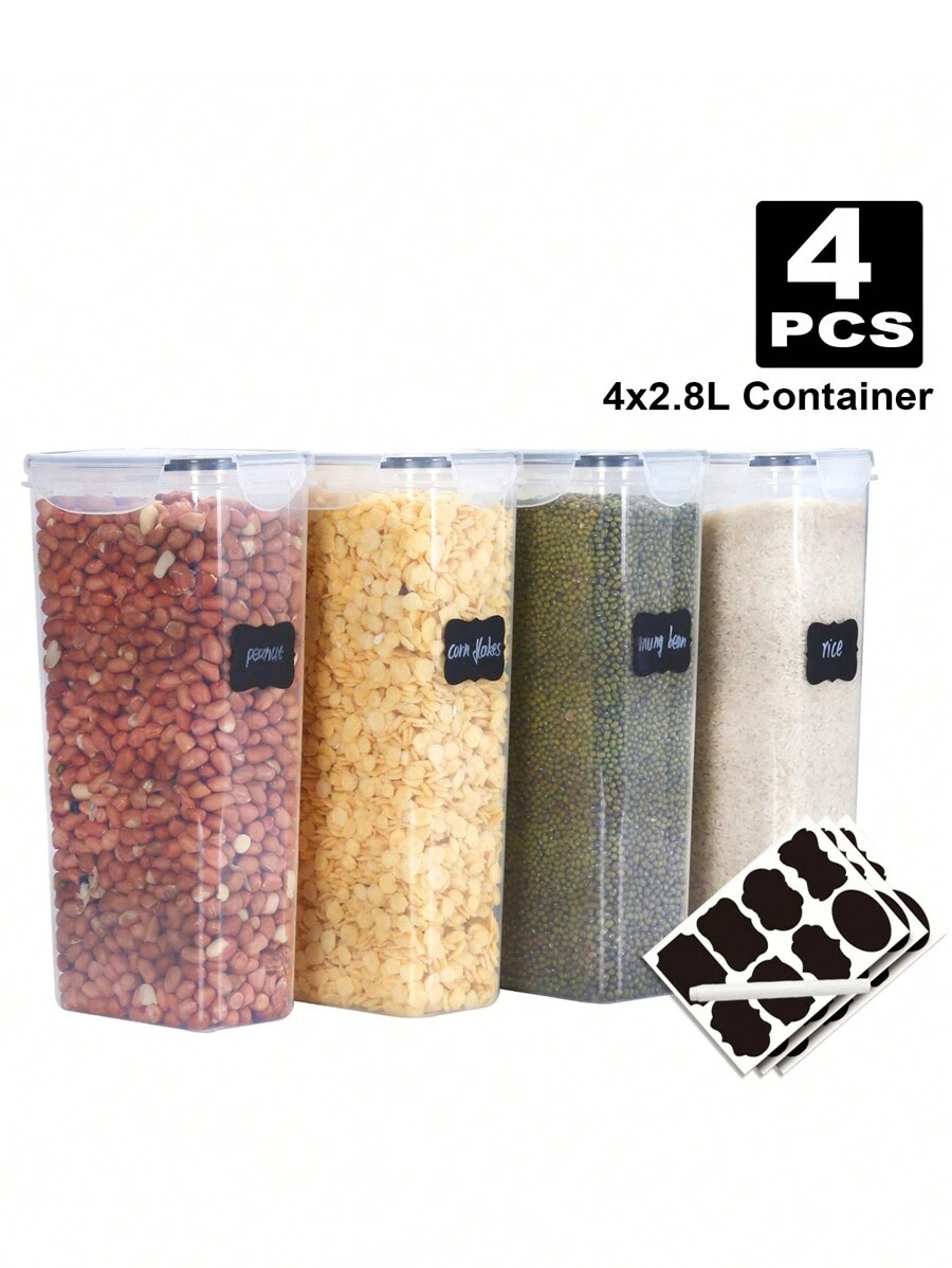 1/2/4 шт. герметичные банки дл – обзор и цена Food Storage Jar Labels