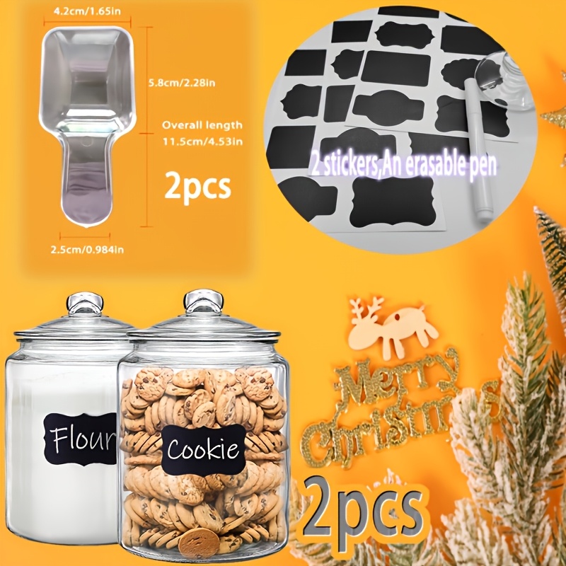 2 шт. стеклянных банок для хра – обзор и цена Food Storage Utensils