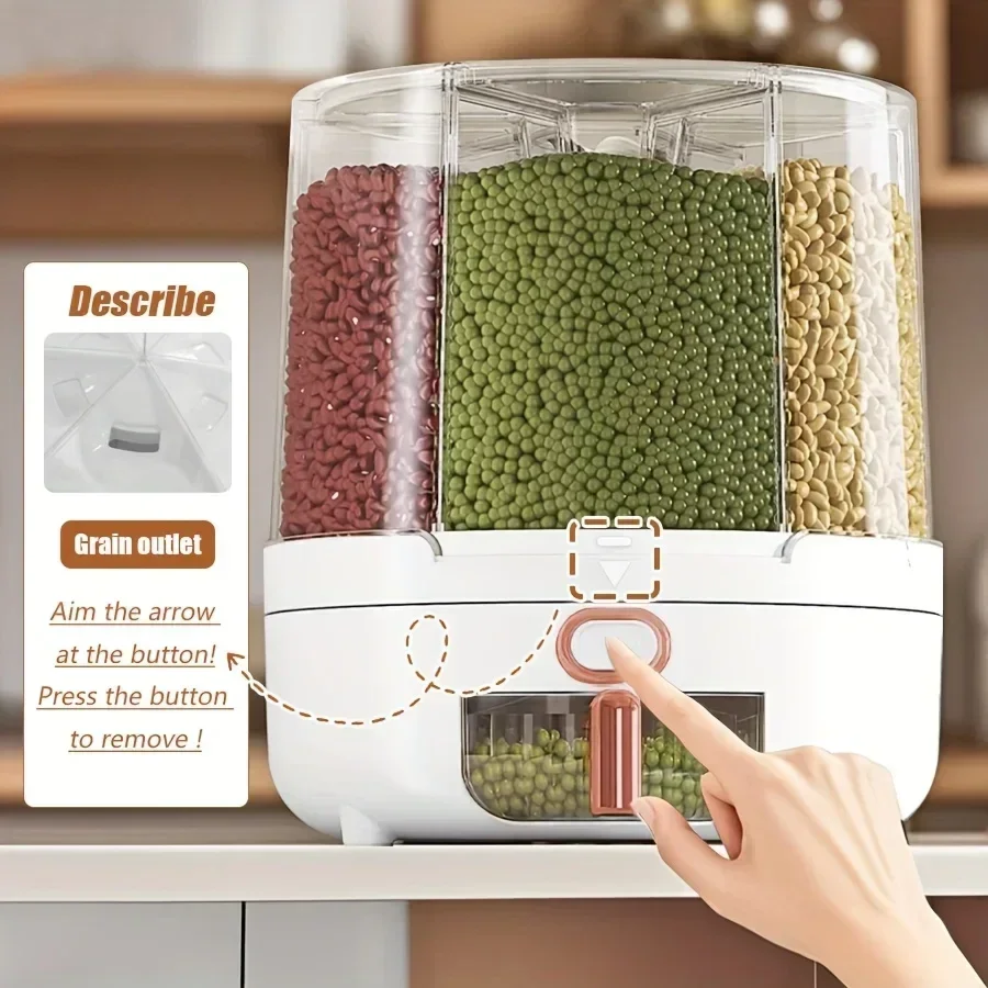 6 отделений 360 °   Вращающийс – обзор и цена Food Storage Order