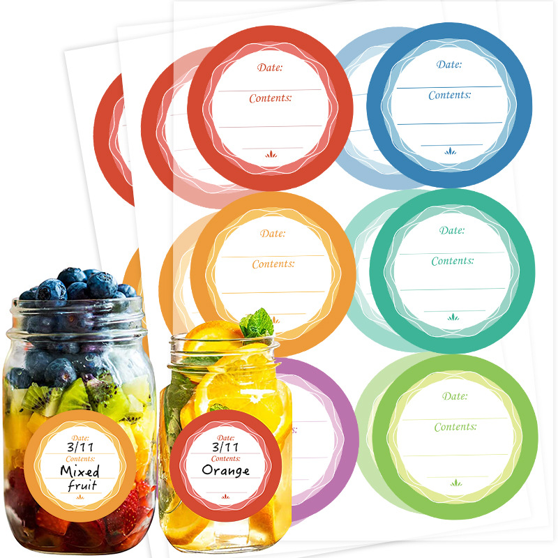 Набор из 6 водонепроницаемых с – обзор и цена Food Storage Jar Labels