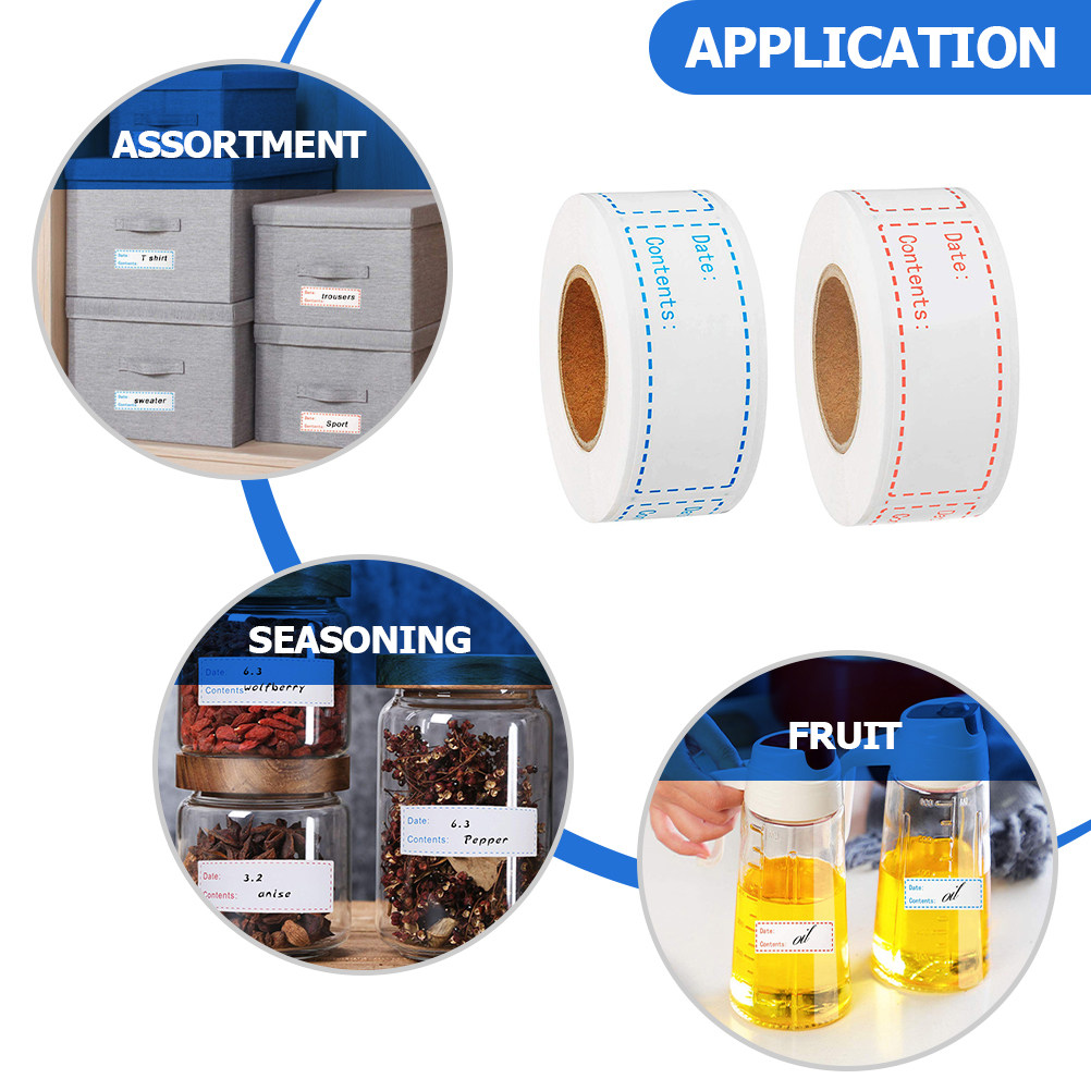 2 рулона этикеток для маркиров – обзор и цена Food Storage Jar Labels