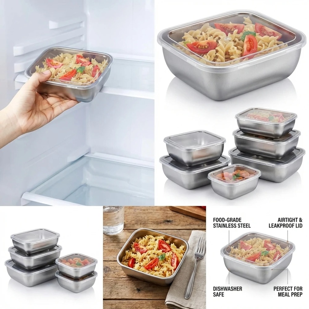 Набор из 6 герметичных контейн – обзор и цена Food Storage Order