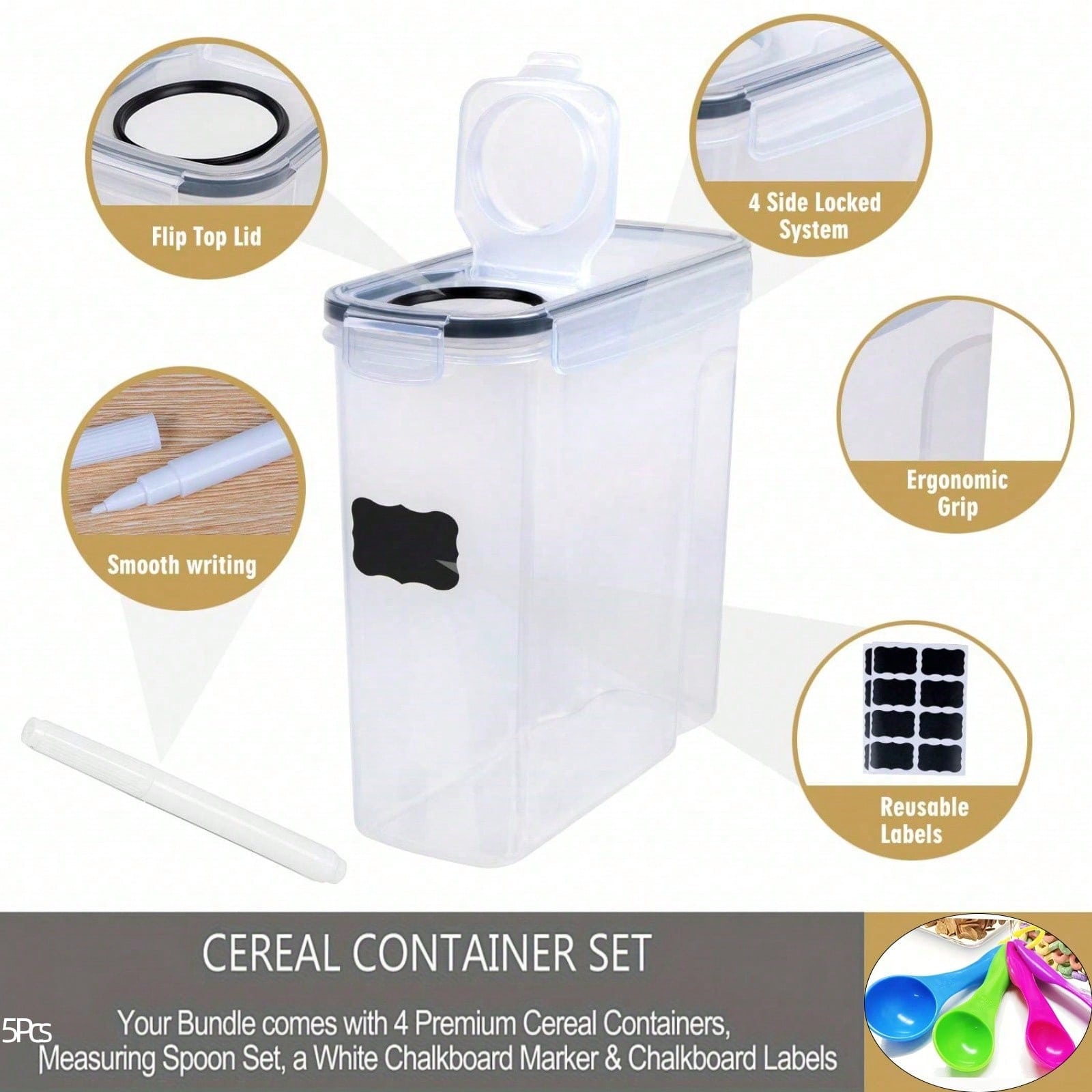Набор из 4 герметичных контейн – обзор и цена Food Storage Pet