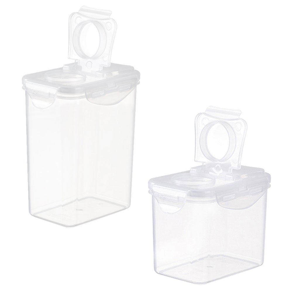 Набор из 2 прозрачных пластико – обзор и цена Food Storage Kitchen