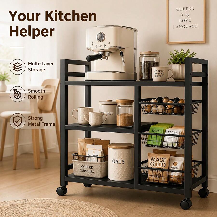 1 шт. мобильная стойка для хра – обзор и цена Food Storage Utensils