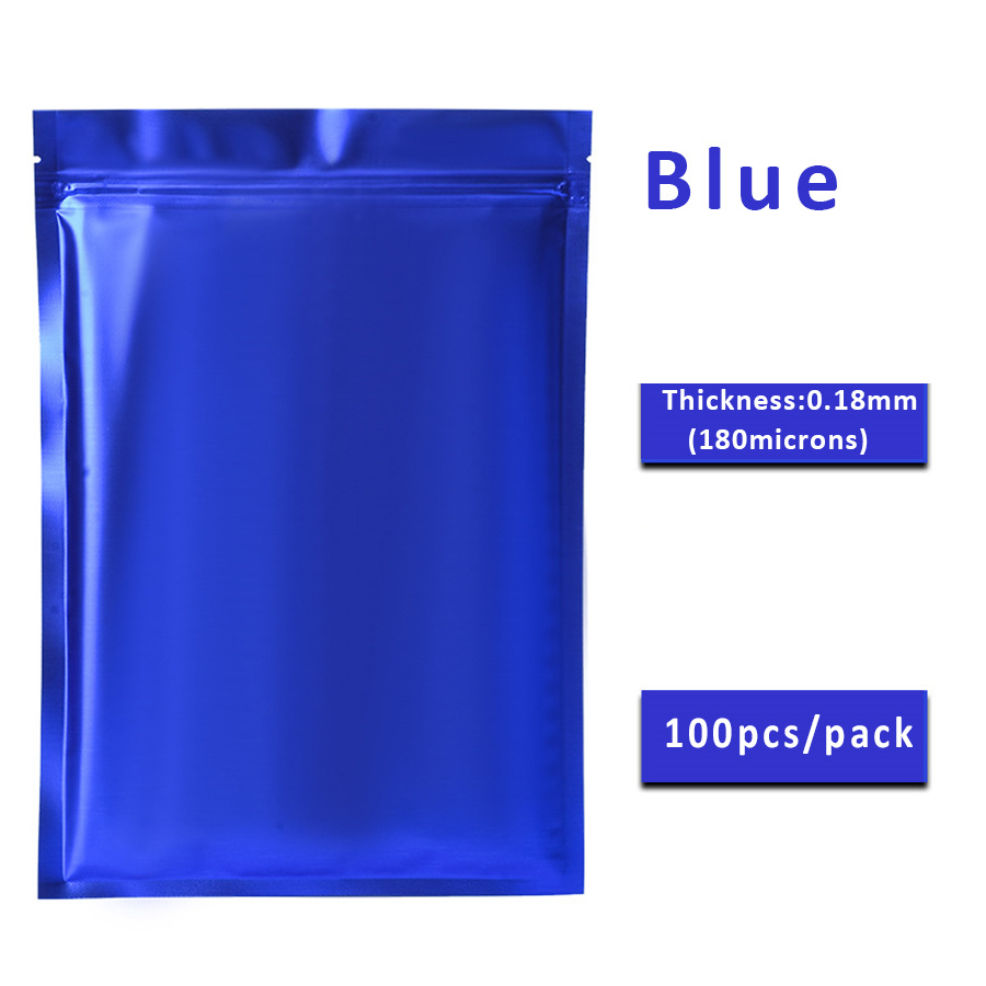 100 шт. матовых синих пакетов  – обзор и цена Food Storage Reusable Bags
