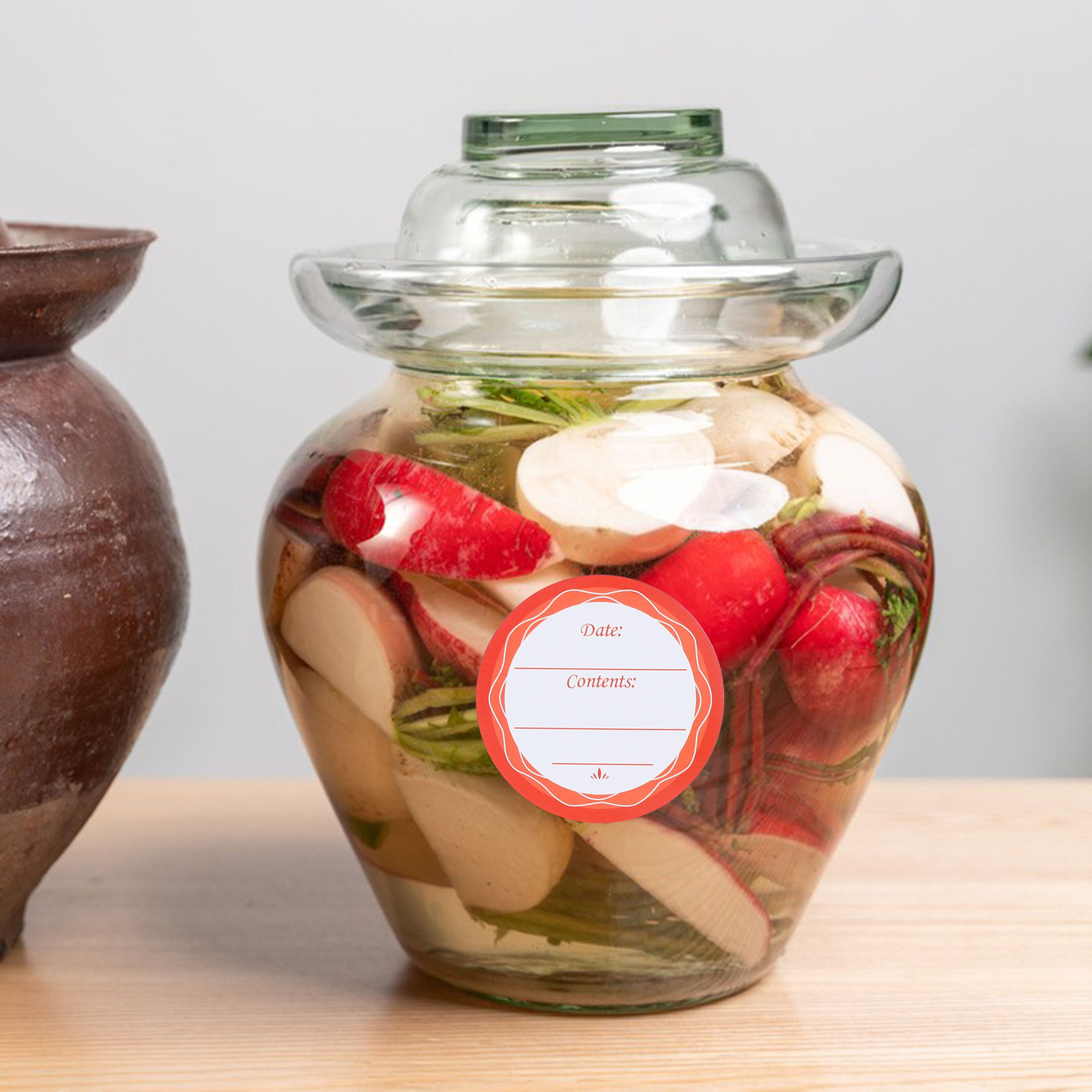 10 листов водостойких наклеек  – обзор и цена Food Storage Jar Labels