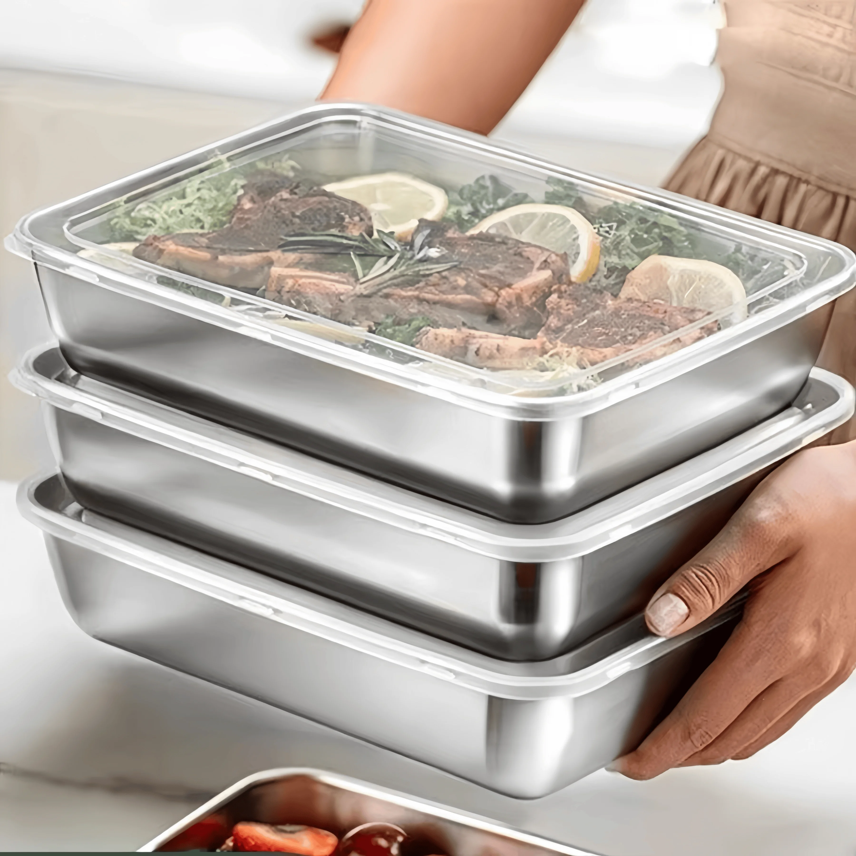 Герметичный ланч-бокс из нержа – обзор и цена Food Storage Refrigerator